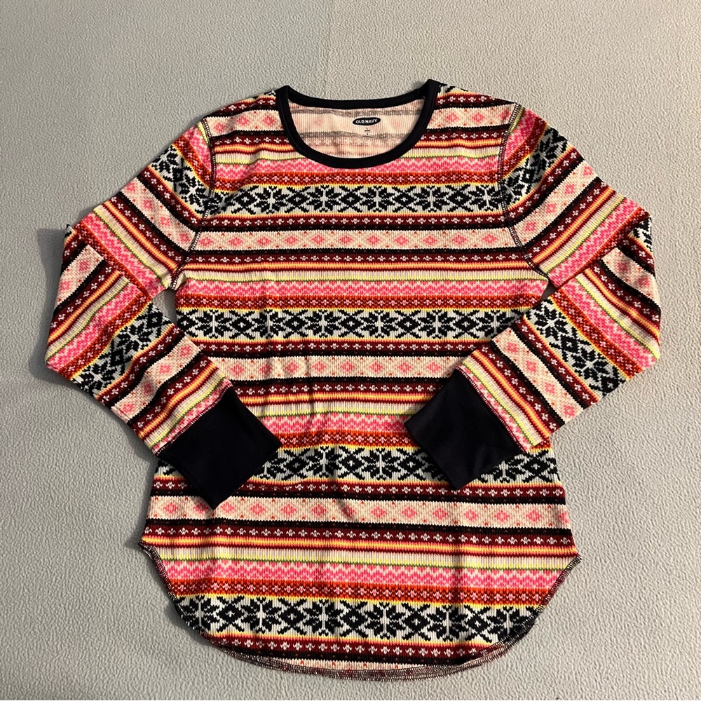 Old navy thermal pj top (petit large)